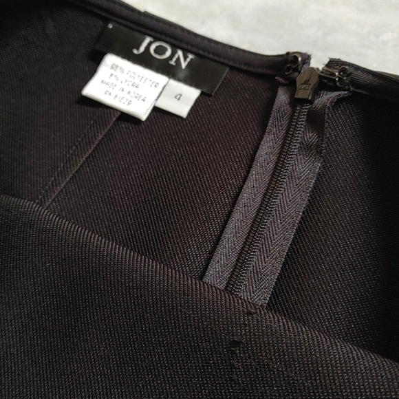 JÖN Black Pointed Hem Skirt 4 - Picture 10 of 10